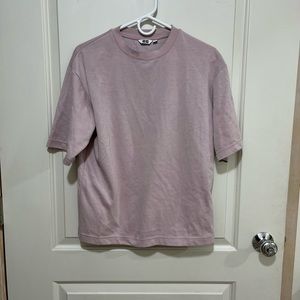 U Crew Neck Short-Sleeve T-Shirt purple